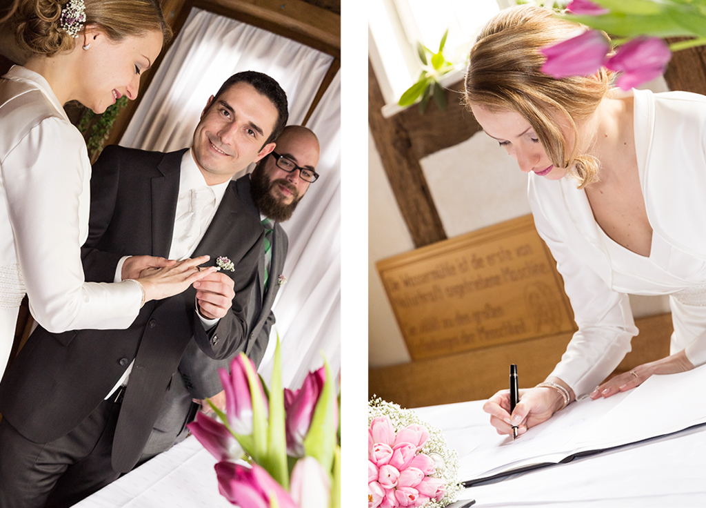 Hochzeit Irina und Andreas Ringtausch Unterschrift Wedding - Diana Jill Fotografie Fotograf Paderborn Salzkotten